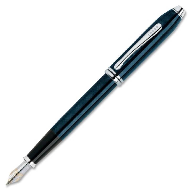 Cross Townsend Blue Lacquer Fountain Pen (696-1MD) 