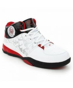 Prozone Men's White & Red Casual Shoes P-142