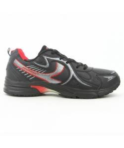 Prozone Men's Black & Red Casual Shoes-P-146