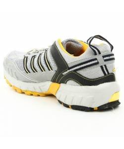 Prozone Men's Grey & Yellow Casual Shoes P-152
