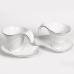 6 pcs Elegant cup and saucer set