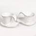 6 pcs Elegant cup and saucer set