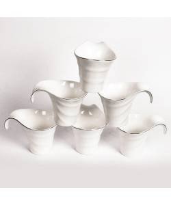 6 pcs Elegant cup and saucer set