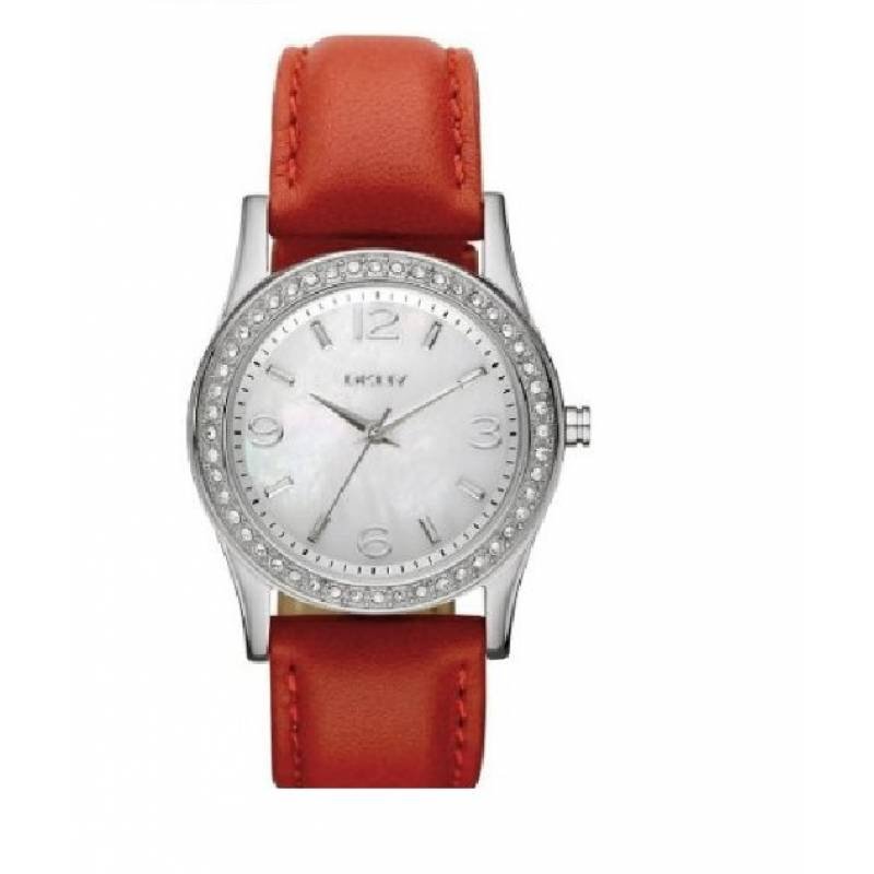 DKNY Leather Ladies Watch NY8371