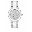 DKNY White Dia Steel and Ceramic Ladies Watch NY8257