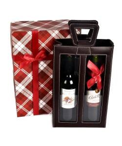 Double Wine Bottle Case
