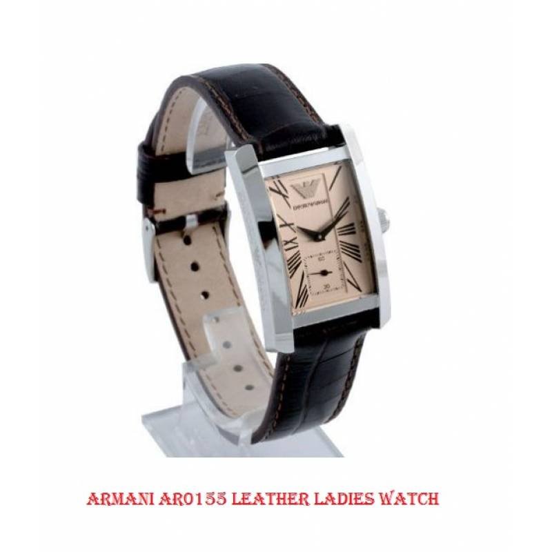 Emporio Armani Watch Women's Leather Strap AR0155