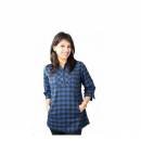 LEVI'S BLUE-BLACK CHECKERD SHIRT (68266-0001)