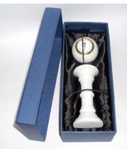 MARBLE CLOCK WITH STAND