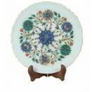 Marble Inlay Plate	EC-0034-1-09