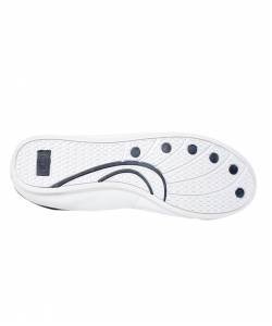 MARCO FERRO MEN  CLASSIC SHOES WHITE & NAVY 005