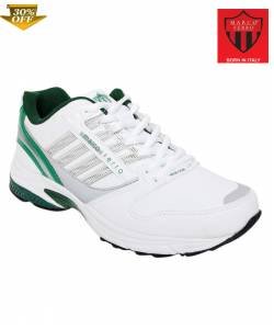 MARCO FERRO MEN  GRACE SHOES WHITE & GREEN 006