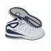 MARCO FERRO MEN JORDAN XXX SHOES WHITE & NAVY  0010