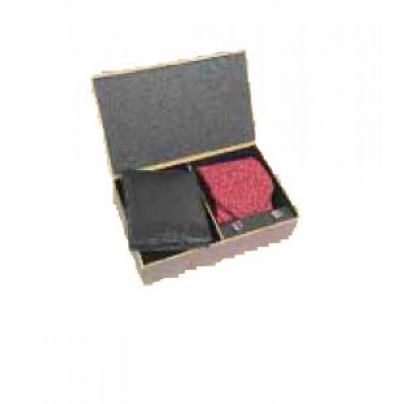 MICRO TIE WITH STONE  CUFFLINK N WALLET EC-0153-63-05