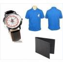 POLO CLUB GIFT PACK INCLUDES 1 WRIST WATCH, 1 T-SHIRT & WAL
