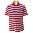 POLO CLUB RUGBY STRIPER POLO RED & WHITE PCBC-14