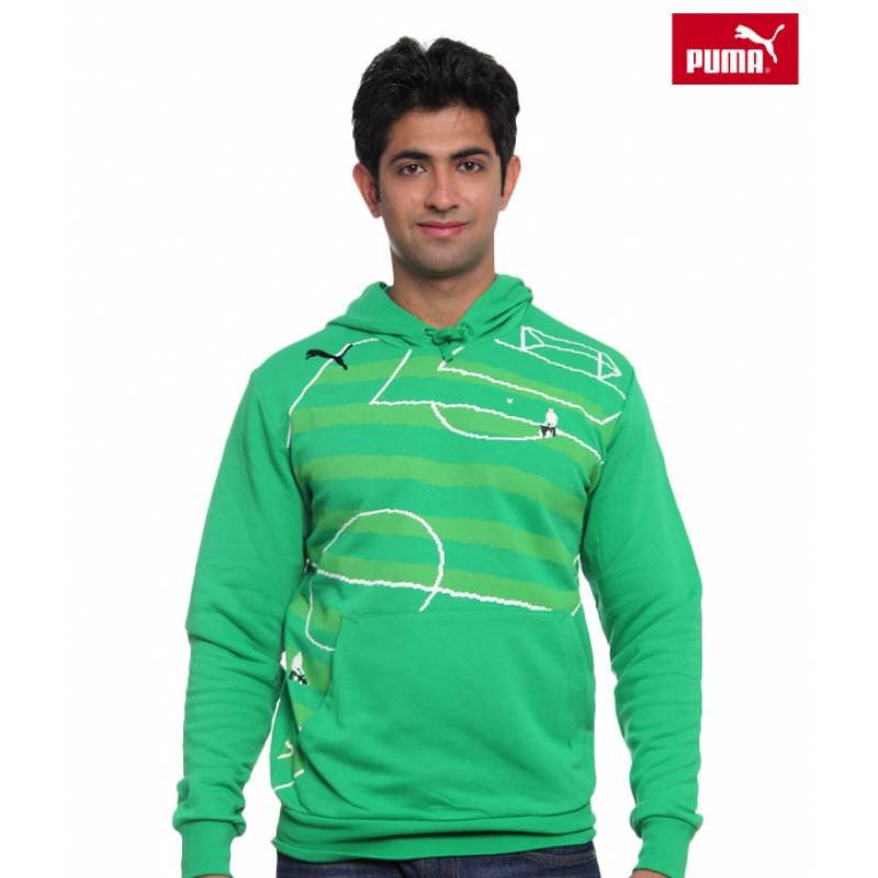 PUMA GREEN HOODY WEAR - 65237516