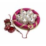 Raksha Bandhan - Gift Kaju Laddu N Rakhi