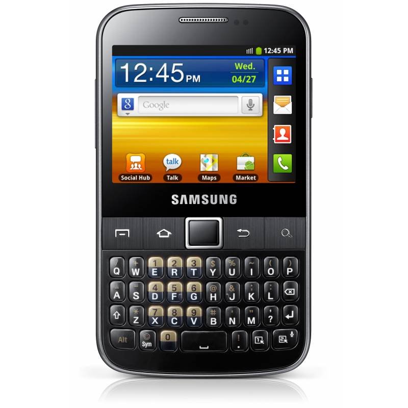 Samsung Galaxy Y Pro Duos B5512 (Metallic Black)