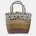 Sandy's Basket Tote Bag in Brown Combo