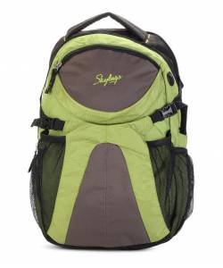 Skybags Chip Laptop Backpack 01 (Green/Grey)