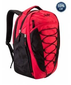 Skybags Note Laptop Backpack 01  (Red) 1850