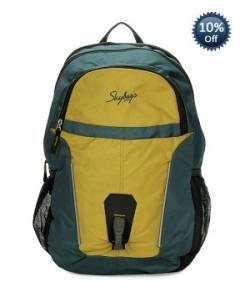 Skybags Turf Laptop Backpack 02 (Green/Yellow)  1350