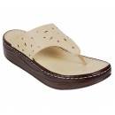 STYLE WALK BEIGE SANDALS FOR WOMEN (11018-12)