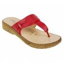 Style Walk Red Sandals for Women (3928-62)