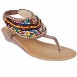 Style Walk Sandals for Women - Brown (2012)