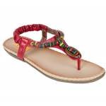 Style Walk Sandals for Women - Red (158-11)