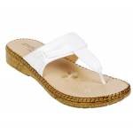 Style Walk White Sandals for Women (3928-62)