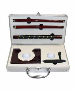 STYLISH. YOU COLLAPSIBLE GOLF PUTTER IN ALUMINIUM CASE