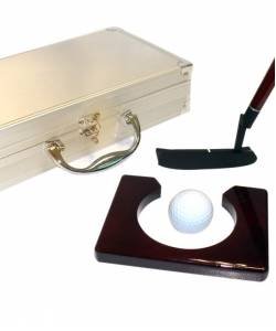 STYLISH. YOU COLLAPSIBLE GOLF PUTTER IN ALUMINIUM CASE