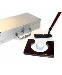 STYLISH. YOU COLLAPSIBLE GOLF PUTTER IN ALUMINIUM CASE