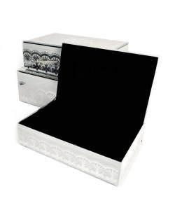 White Silver Treasure Box