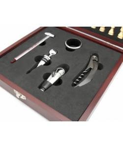 Wooden Wine Chess Set