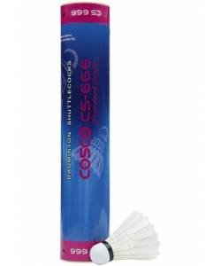 Cosco CS 666 Feather Shuttle Cock (Pack of 10)