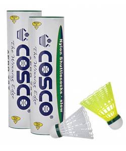 Cosco Aero 737 Nylon Shuttlecock (Pack Of 6)