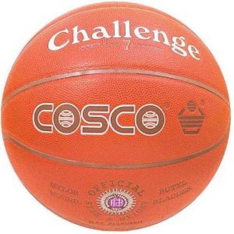 Cosco Challenge Composite Leather Pasted Orange Basket Ball