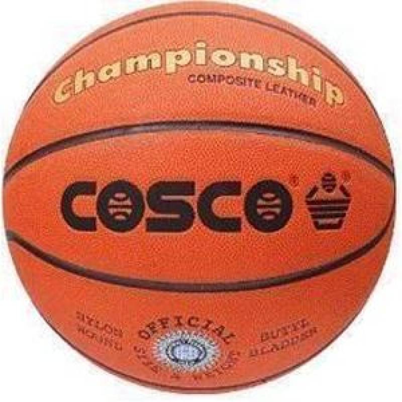 Cosco Championship Comosite Leather Pasted Orange Basket Ball
