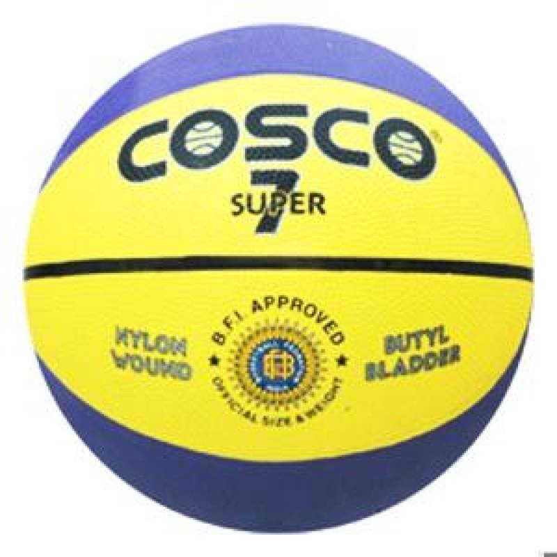 Cosco Super (M/C)  Rubber Moulded MultiI-Colour Basket Ball 