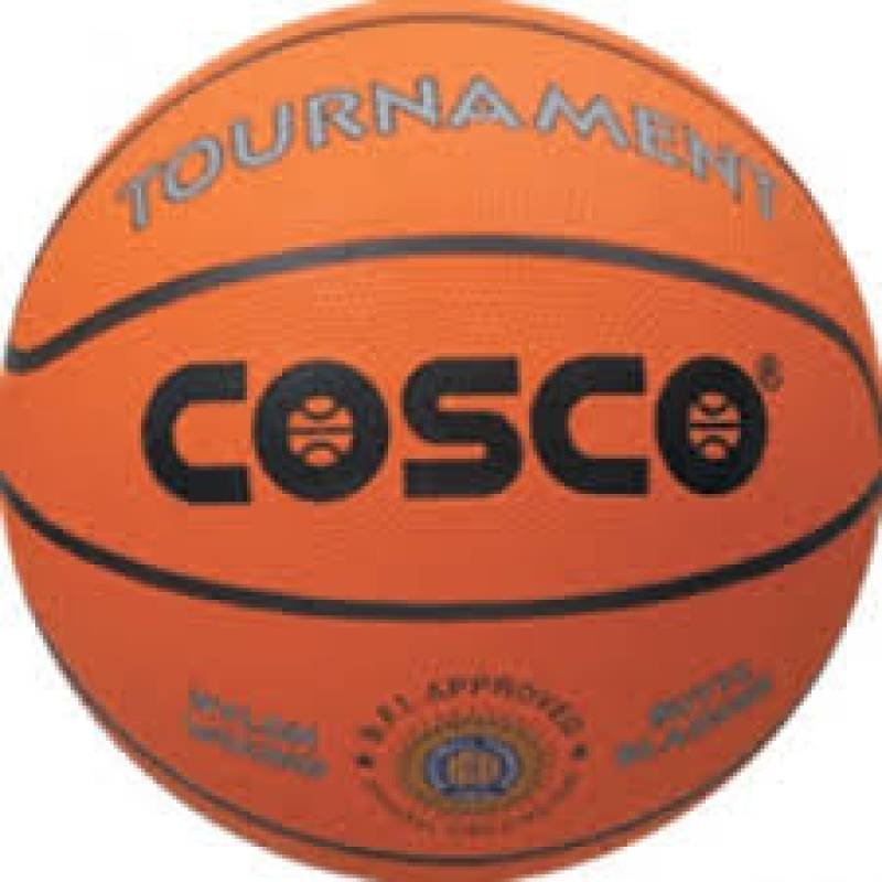 Cosco Tournament  Rubber Moulded Orange Basket Ball 